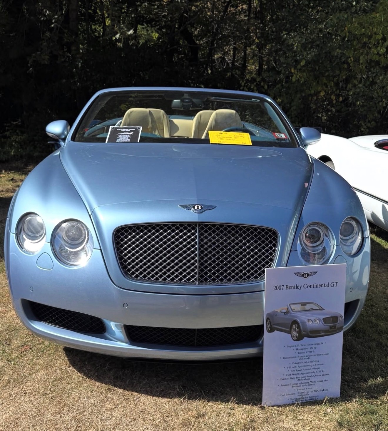 Client with Chevelle display sign